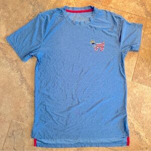 GOAT USA mens Blue Short Sleeve T-shirt size xsmall